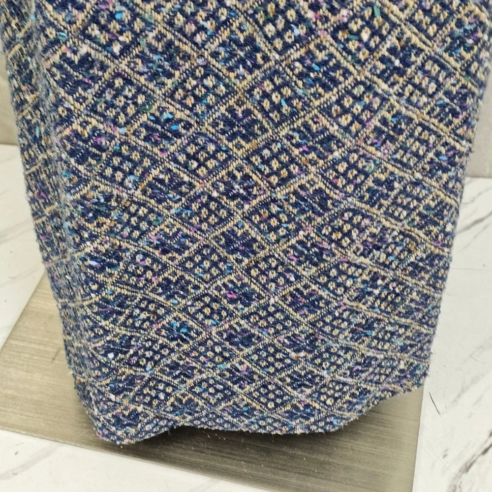 Vintage‎ Fritzi of CA Boucle Knit Tapestry Maxi Skirt Geometric 70s Cottagecore